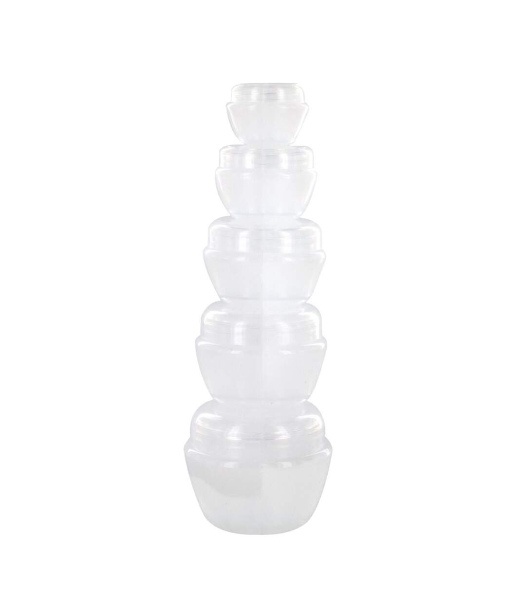 Lot de 5 Flacons à Maquillage Cosmétique 5cm Transparent-1