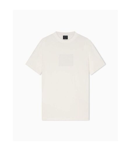 T-shirt Motif/style Imprimé Intégral Homme Blanc Cassé Armani Exchange
