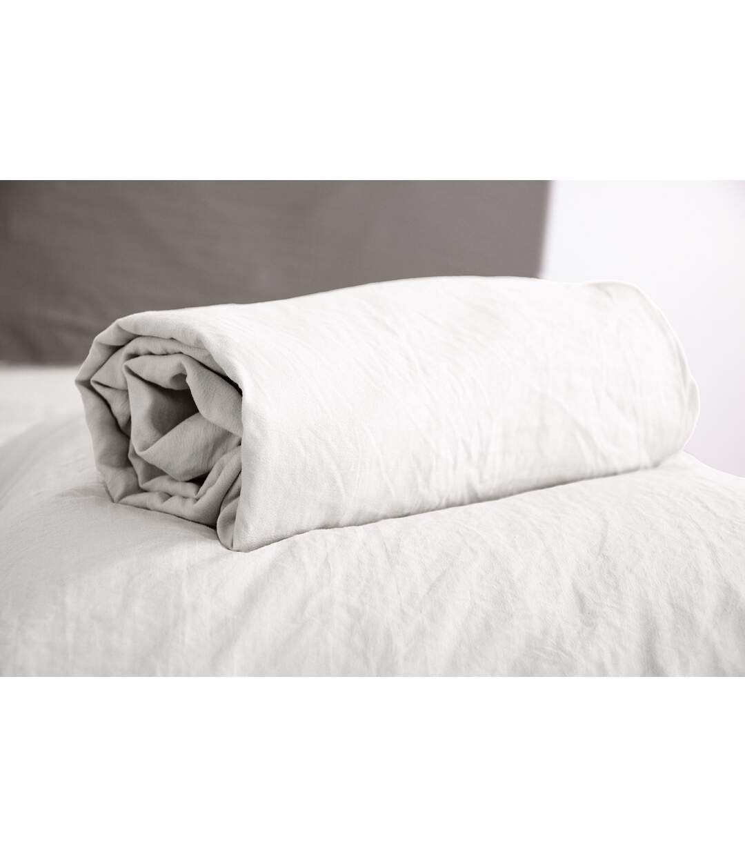 Drap housse - 100% microfibre lavée-2