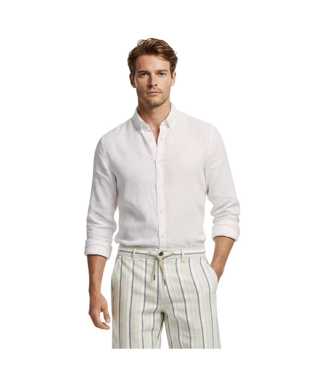 Chemise Liam Homme Blanc Boss-4