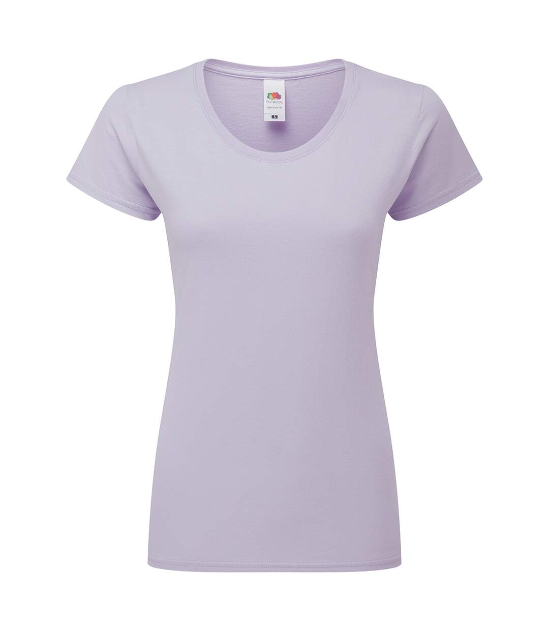 T-shirt Ajusté Femmes Lavande Clair Fruit Of The Loom-1