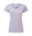 T-shirt Ajusté Femmes Lavande Clair Fruit Of The Loom-1