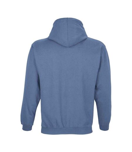 Sweat à capuche condor adulte bleu SOLS SOLS