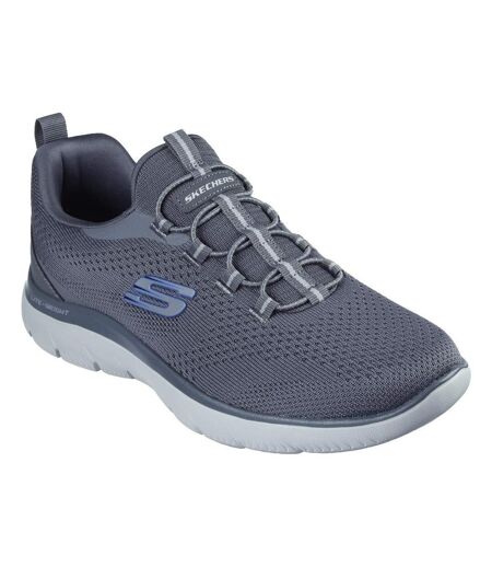 Mens summits trainers charcoal Skechers