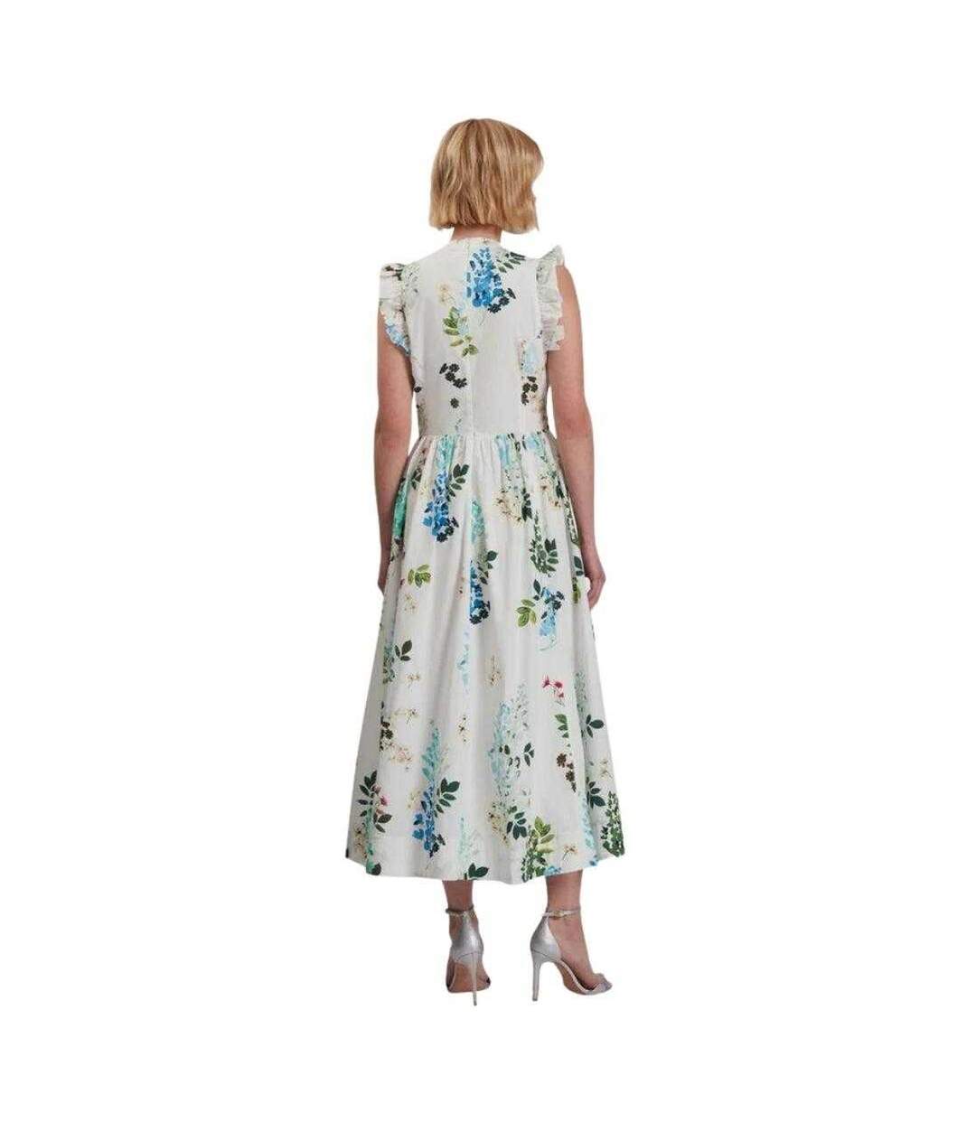 Womens/ladies Giolia Sleeveless Midi Dress White Ted Baker-2