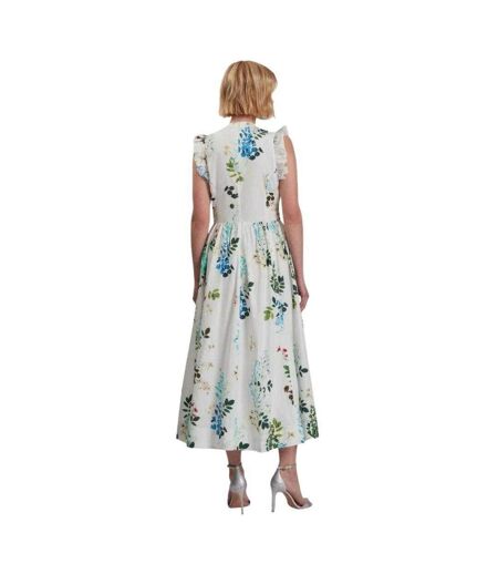 Womens/ladies Giolia Sleeveless Midi Dress White Ted Baker