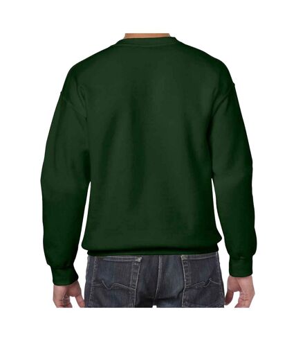 Sweat heavy blend homme vert forêt Gildan