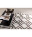 Tapis Design avec Franges Towa 160x230cm Marron-4