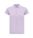 Womens/ladies yosemite pique polo shirt lavender Iqoniq-1