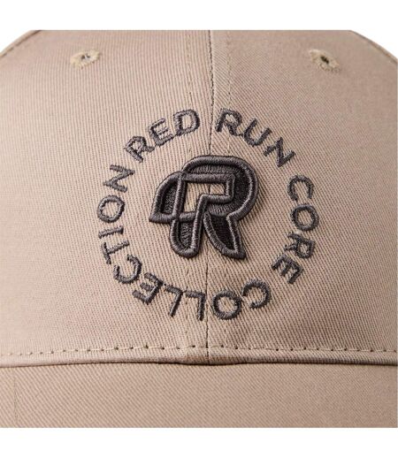 Casquette De Baseball Motif/style Central Femme Beige Red Run