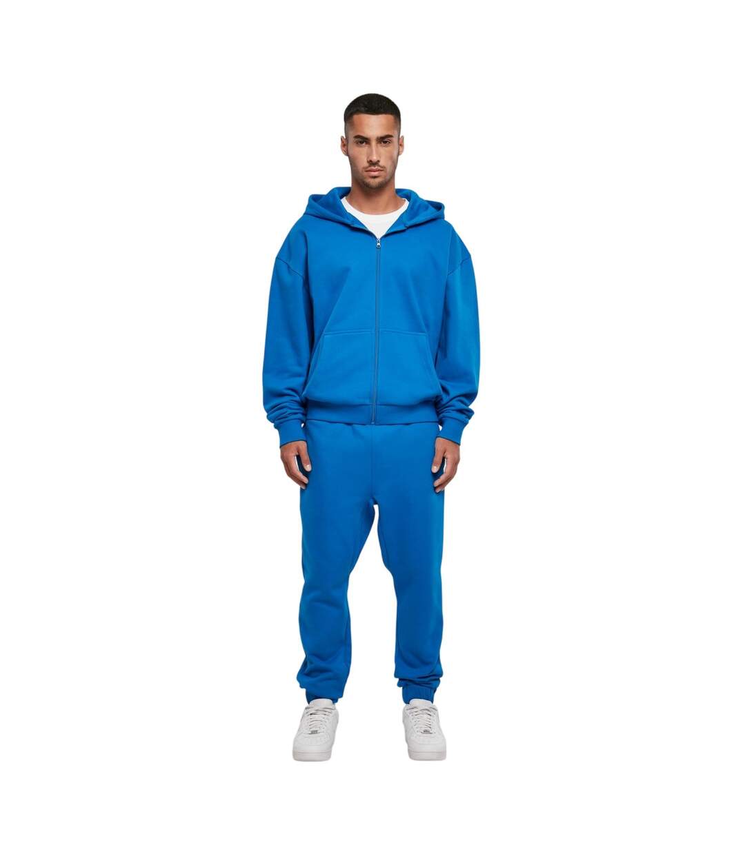 Veste À Capuche Homme Bleu Cobalt Build Your Brand-1