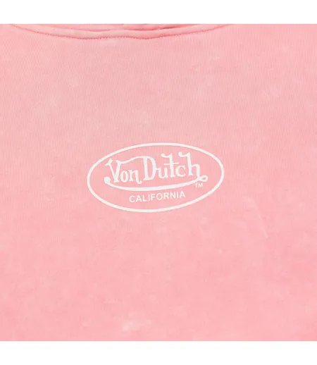 Sweat à capuche homme en french terry acid wash Mattia Vondutch