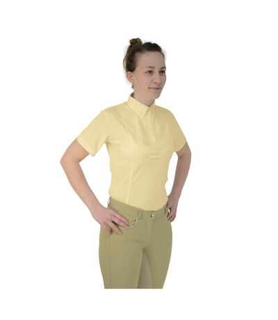 HyFASHION Womens/Ladies Tilbury Short Sleeved Shirt (Yellow) - UTBZ847
