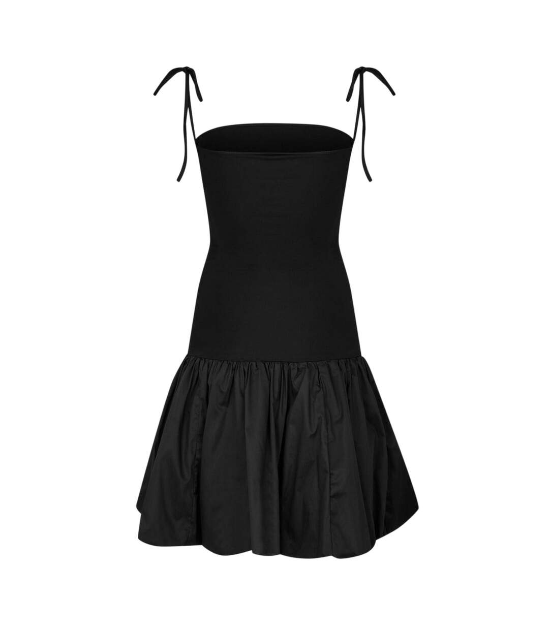 Womens/ladies Fitted Mini Dress Black AmyLynn-1