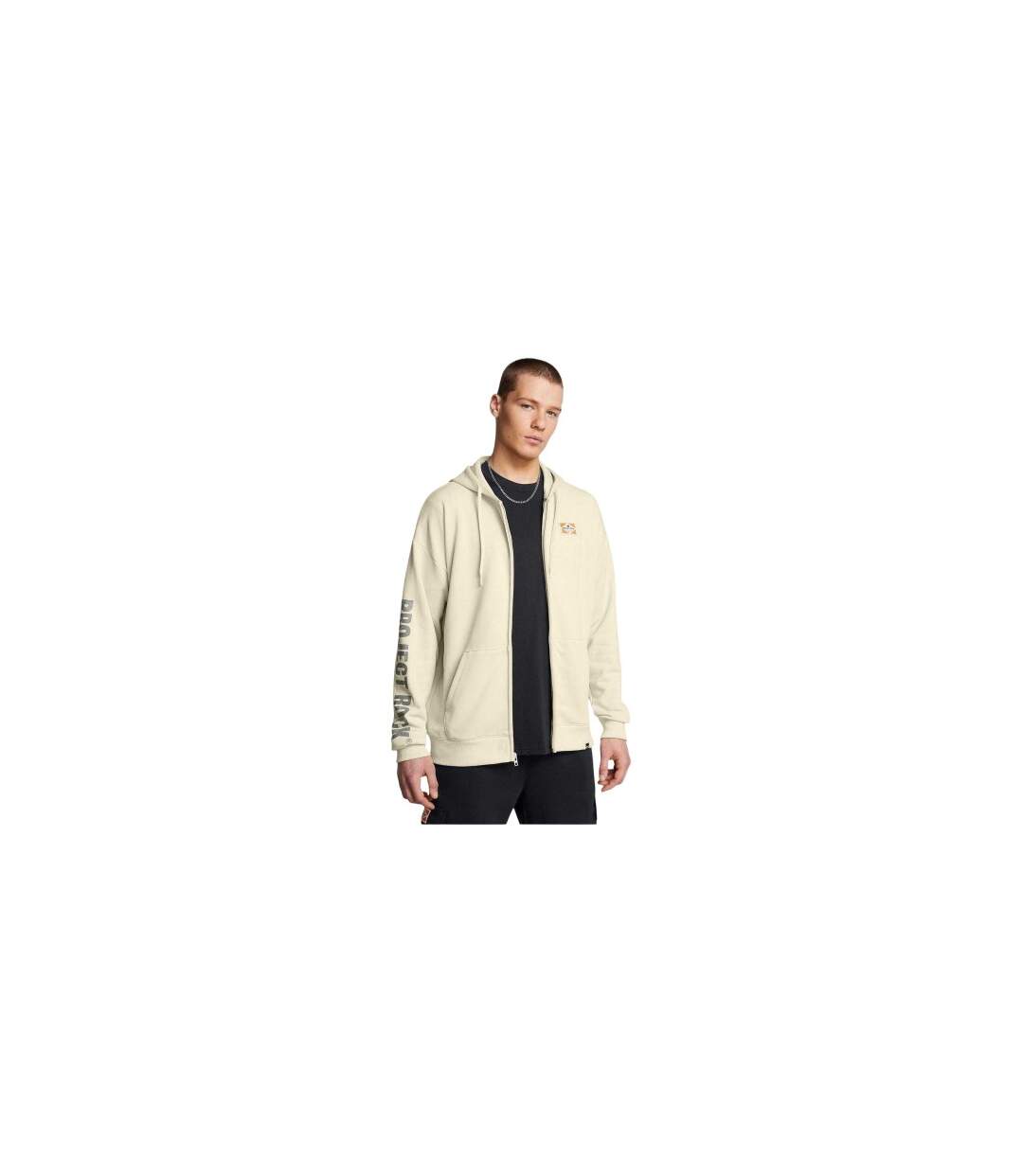 Veste À Capuche Motif/style Imprimé Graphique Project Rock Homme Marron Under Armour-1