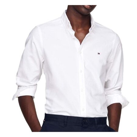 Chemise Manches Longues Blanches Homme Tommy Hilfiger Oxford - M