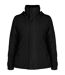 Womens/ladies Europa Slim Parka Black Roly-1
