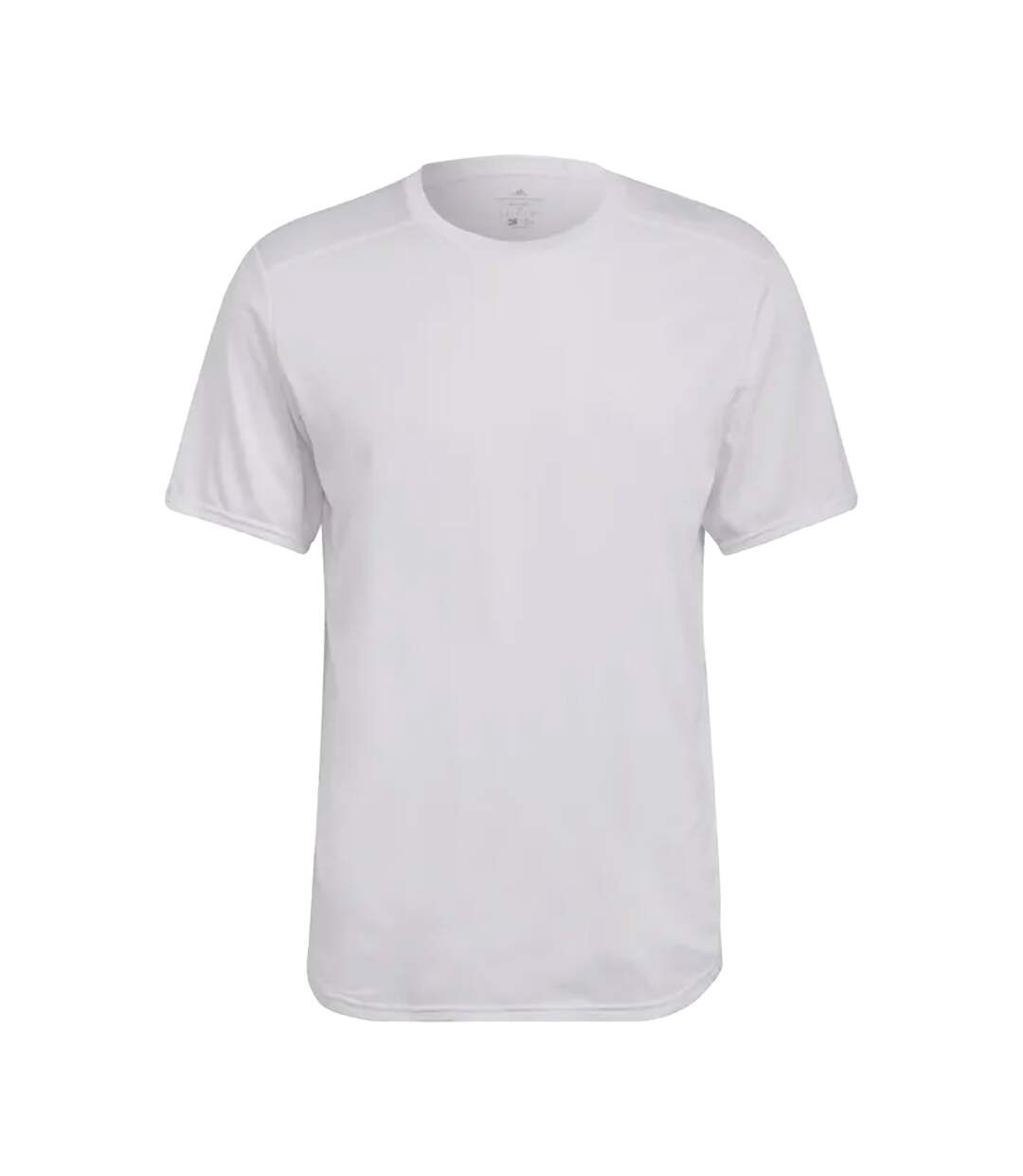 Mens Designed For Running T-shirt White Adidas-1