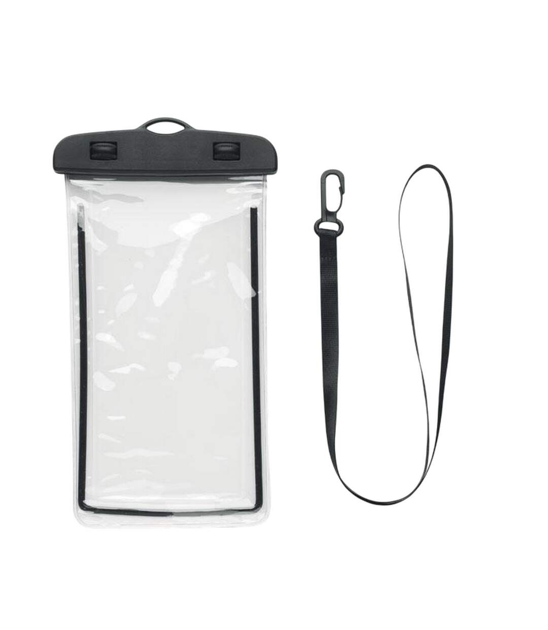 Smag Large Waterproof Lanyard Pouch Black Transparent MidOcean-2