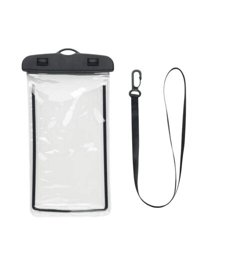 Smag Large Waterproof Lanyard Pouch Black Transparent MidOcean