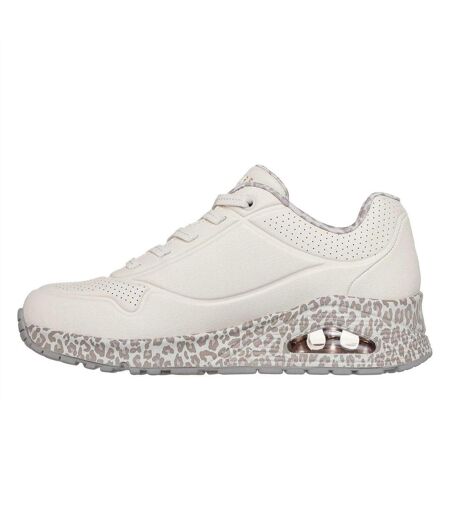 Baskets Uno Stand On Air Femme Blanc Skechers