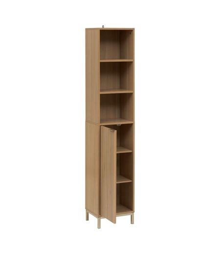 Colonne 1 porte et 3 niches en bois TASSO - Beige
