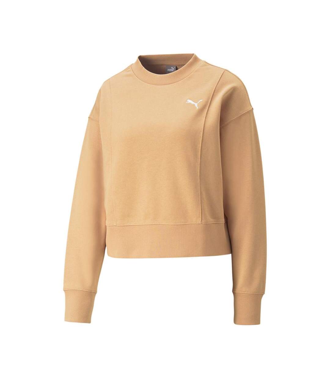 Sweat Beige Femme Puma Her Crew - L-1