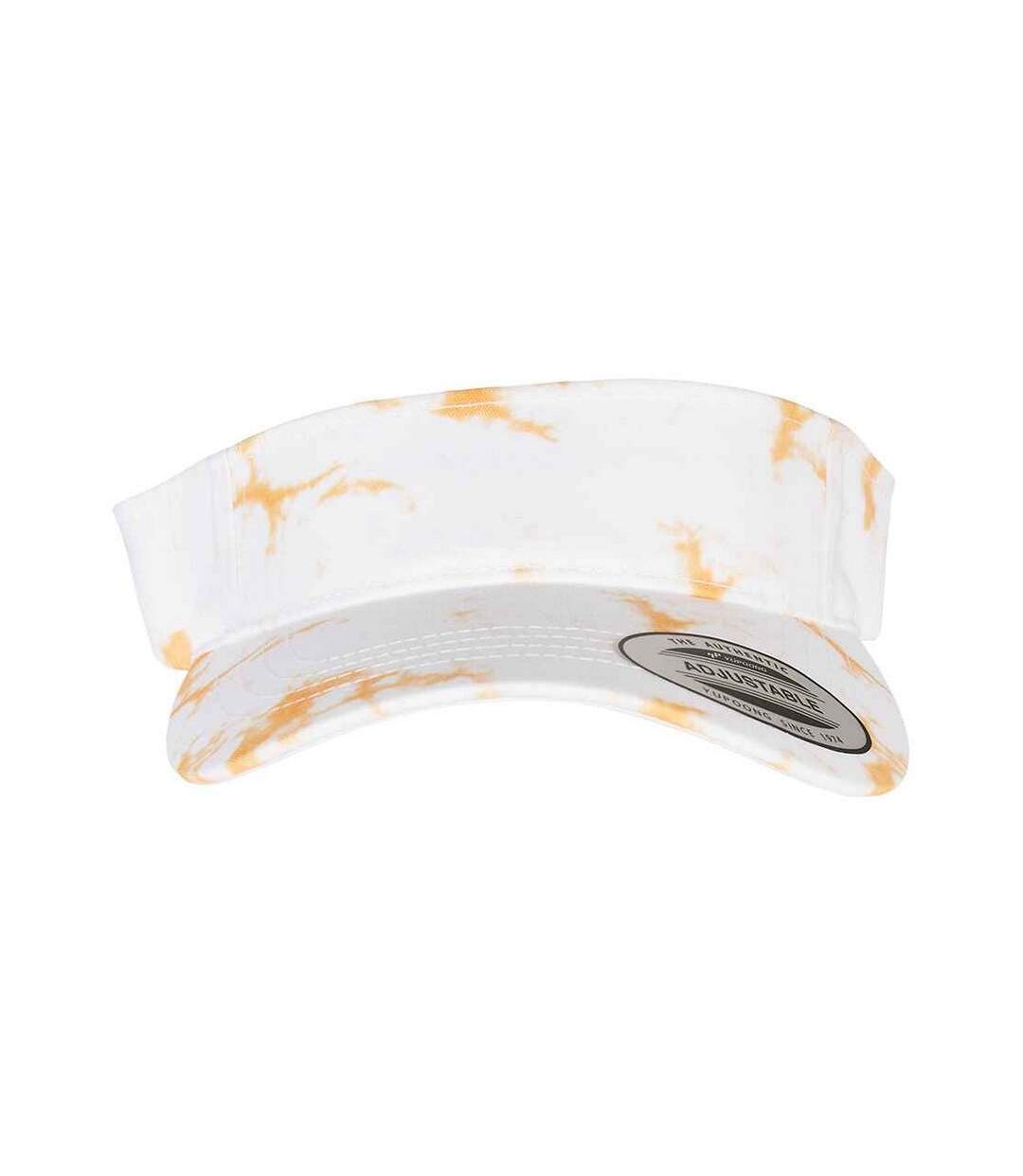 Batik dye visor cap orange/white Flexfit-3