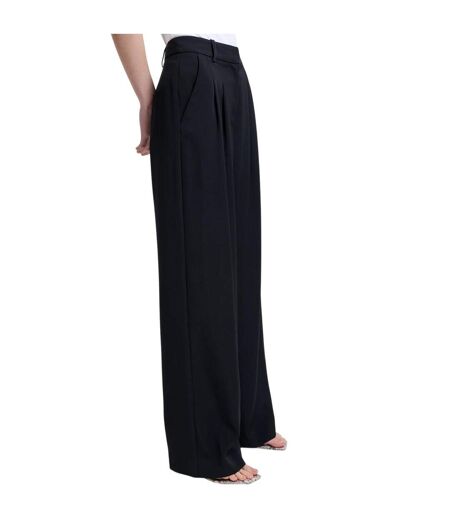 Pantalon De Costume Motif/style Plissé Harry Femme Noir French Connection