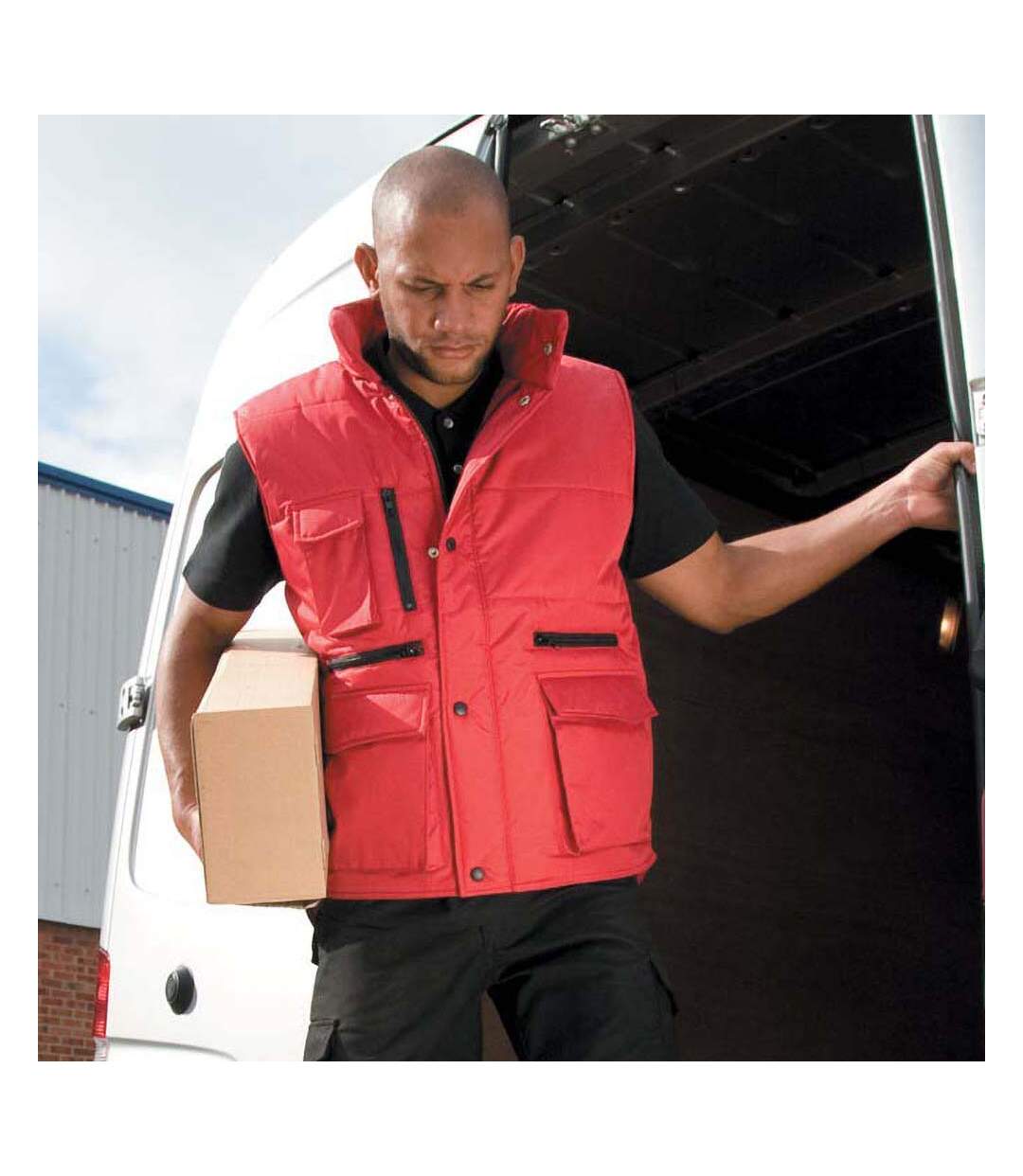 Result Mens Lance Bodywarmer / Gilet (Windproof & Showerproof) (Red) - UTRW3213-2