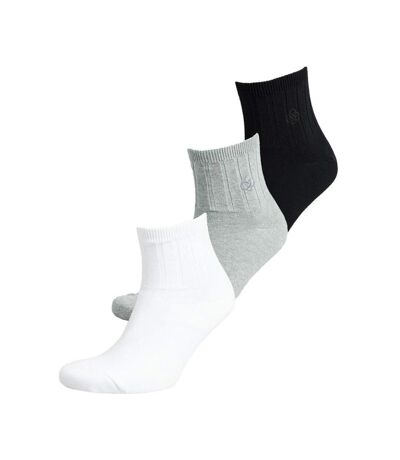 Chaussettes blanches/grises/noires femme superdry ankle sock - 36/38