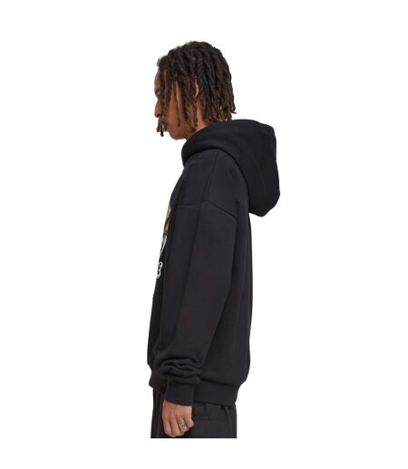 Mens Welcome Cat Ultra Heavy Oversized Hoodie Noir Mister Tee