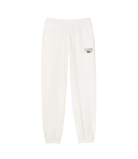 Pantalon De Jogging Motif/style Logo Brodé Femme Crème Lacoste