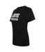 Womens/ladies Groovy Logo Short-sleeved T-shirt Black Love Moschino-3