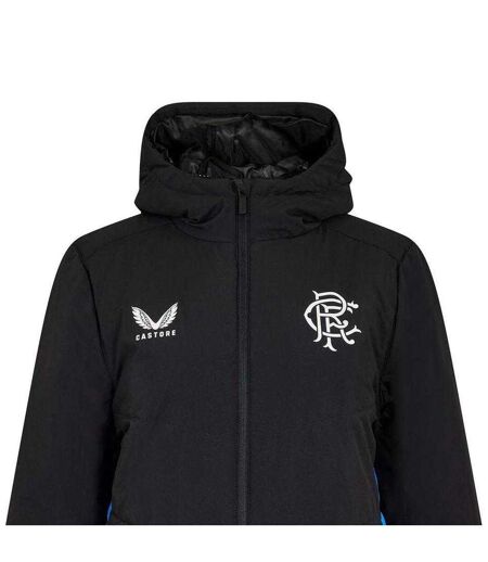Anorak Motif/style Rangers Fc Femme Bleu Marine Castore