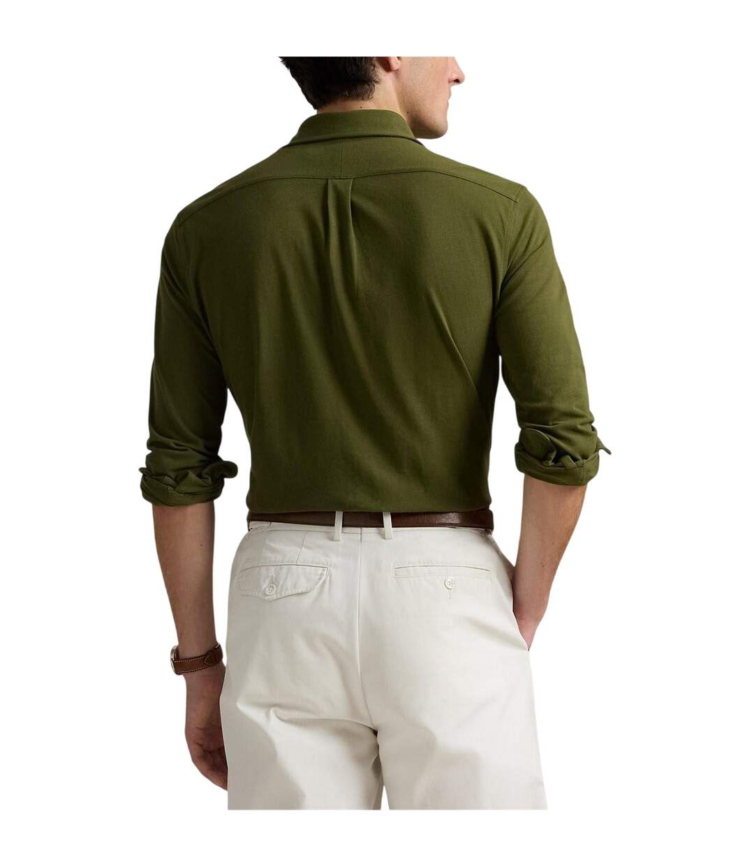 Chemise À Boutons Homme Nouveau Olive Ralph Lauren-3