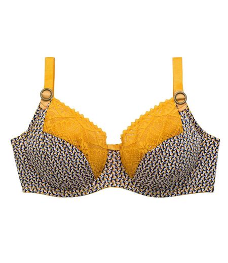 Soutien-gorge grand maintien jaune Tartelette