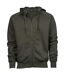 Veste À Capuche Fashion Homme Vert Sombre Tee Jays-1