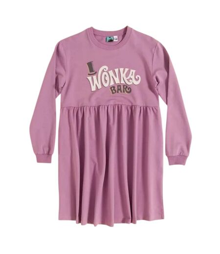 Robe Chocolate Bar Femme Violet Clair Wonka
