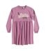 Robe Chocolate Bar Femme Violet Clair Wonka-2