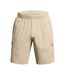 Mens Woven Stretch Cargo Shorts Brown Under Armour-1