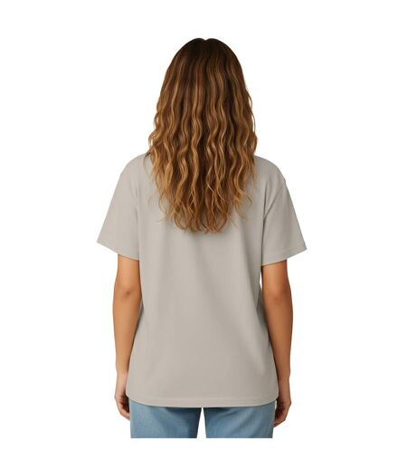 Womens/ladies Combed Cotton Oversized T-shirt Stone Casual Classics