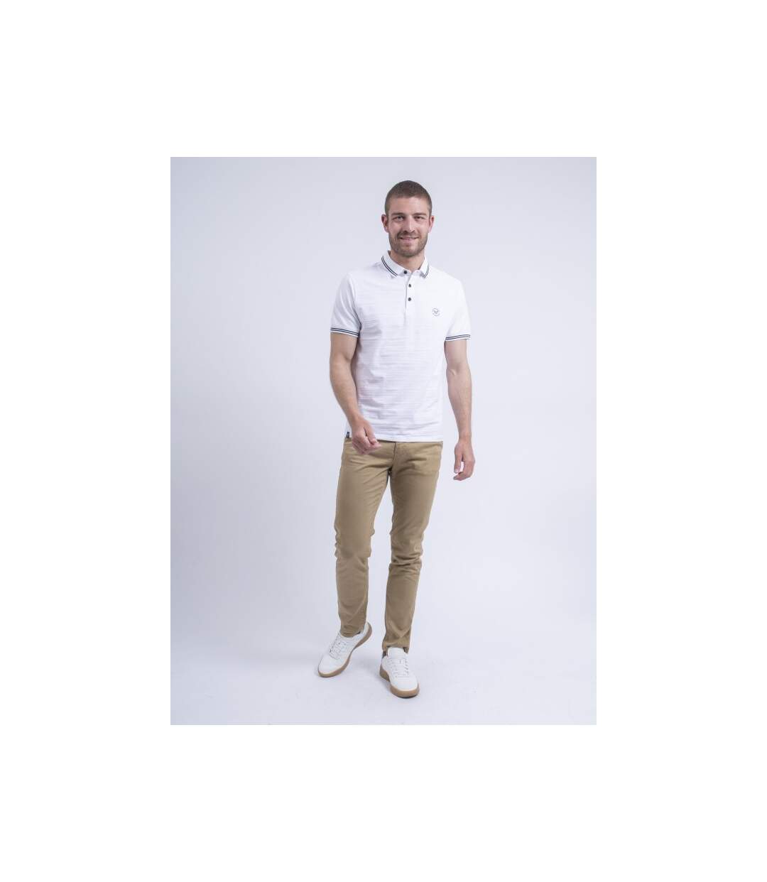 Polo manches courtes pur coton PILIAS-4