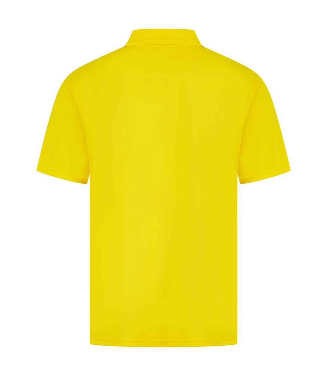 Mens Pique Polo Shirt Yellow Henbury-2