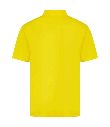 Mens Pique Polo Shirt Yellow Henbury