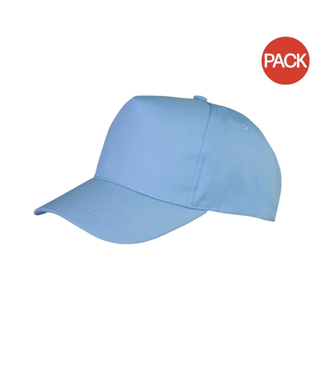 Lot de 2  casquettes boston adulte bleu ciel Result-1