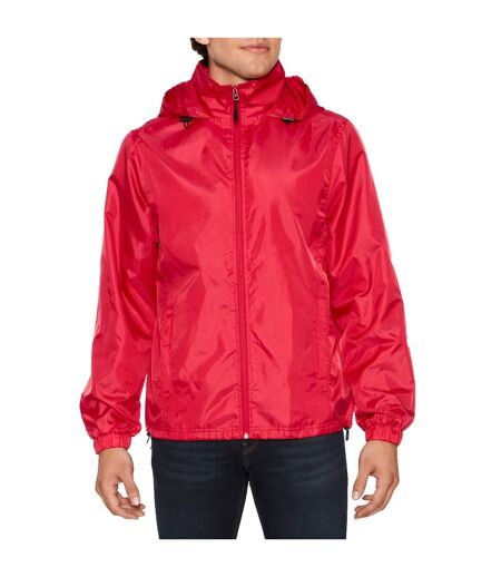 Gildan Hammer Adults Unisex Windwear Jacket (Red) - UTRW7523