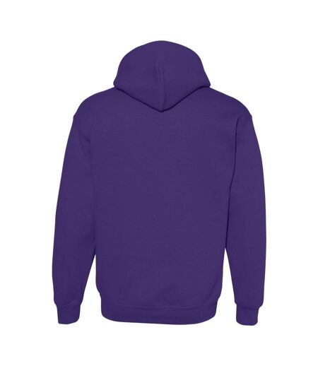 Sweat À Capuche Adulte Violet Foncé Gildan