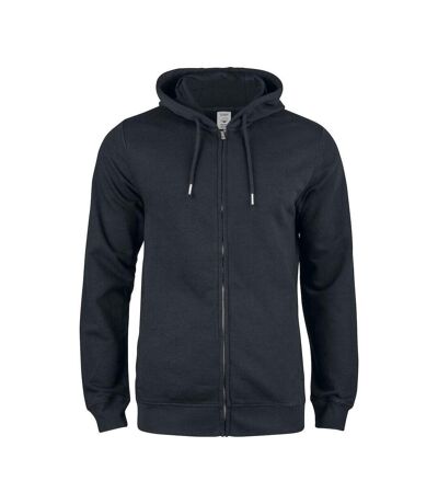 Mens Premium Oc Full Zip Hoodie Black Clique
