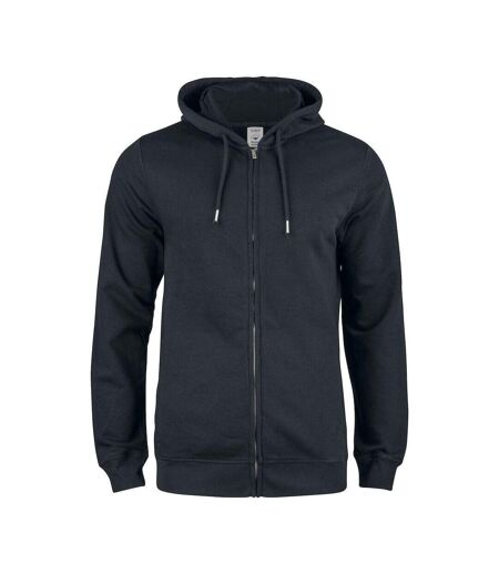 Mens Premium Oc Full Zip Hoodie Black Clique